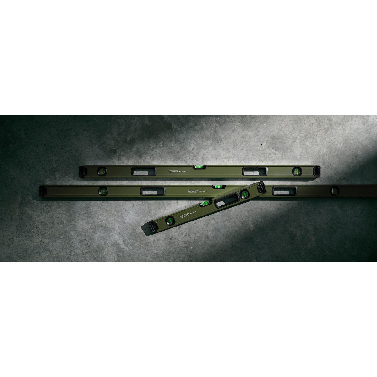 Draper Expert Box Spirit Level with Handle Set (3 Piece) : Model No. EBSLS1H
