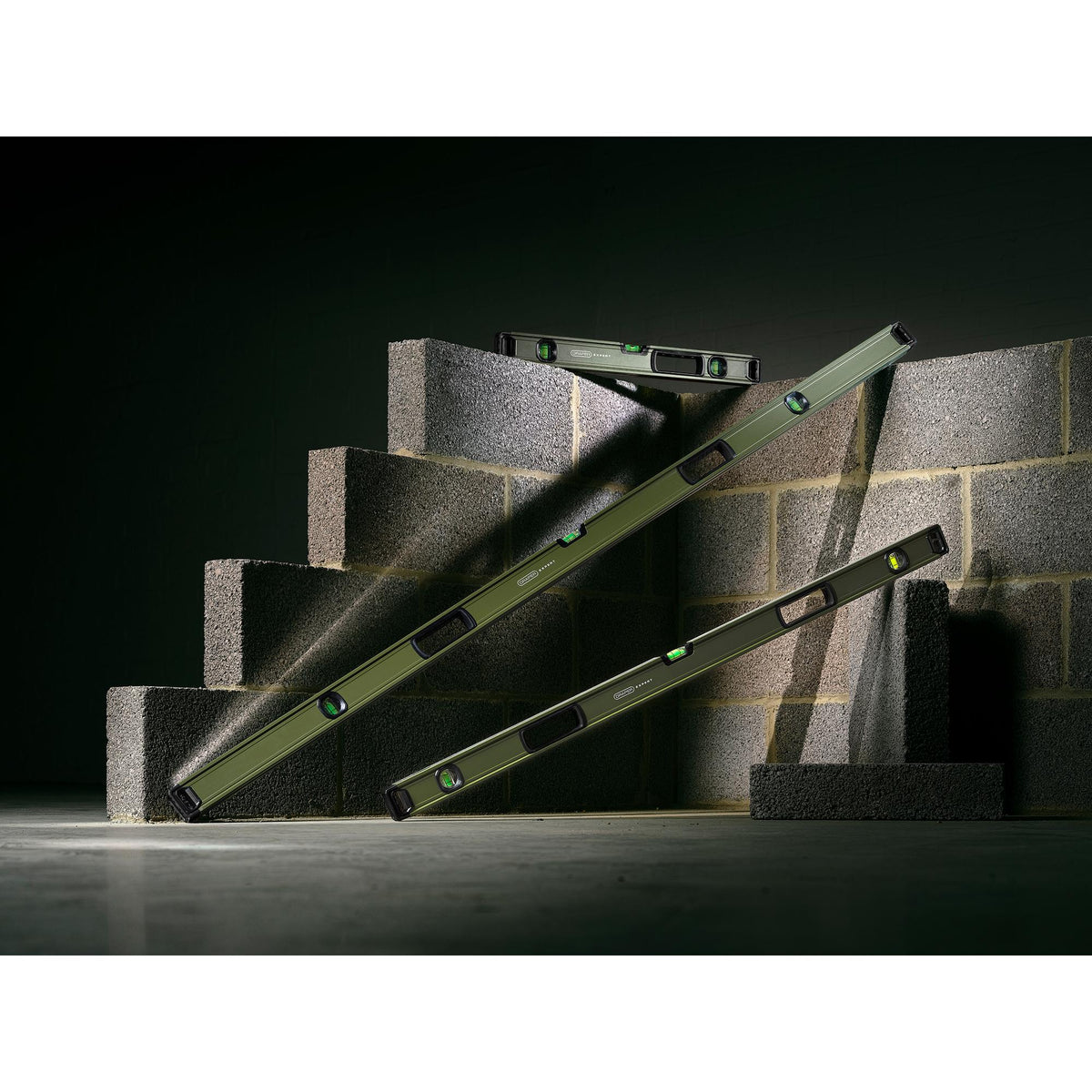 Draper Expert Box Spirit Level with Handle Set (3 Piece) : Model No. EBSLS1H