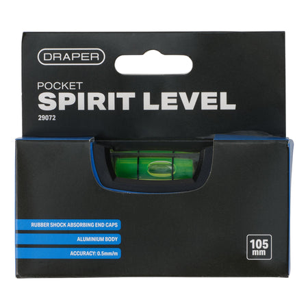 Pocket Spirit Level, 105mm : Model No. SL105