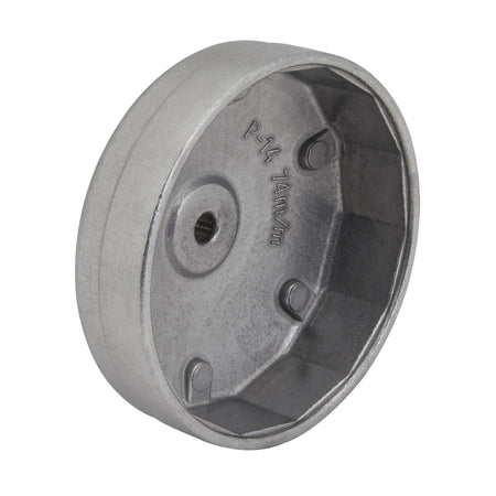 DRAPER Expert Oil Filter Socket 74mm 14 Flats for Audi, BMW, GM, Rover, VW: Model No.OFS-74MM14F-B