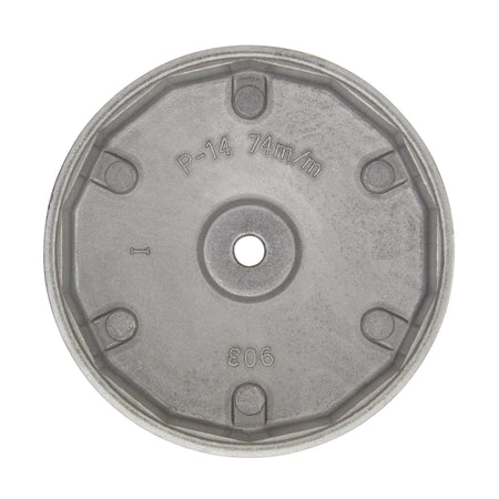 DRAPER Expert Oil Filter Socket 74mm 14 Flats for Audi, BMW, GM, Rover, VW: Model No.OFS-74MM14F-B