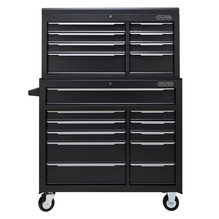 Combined Roller Cabinet and Tool Chest, 19 Drawer, 42"