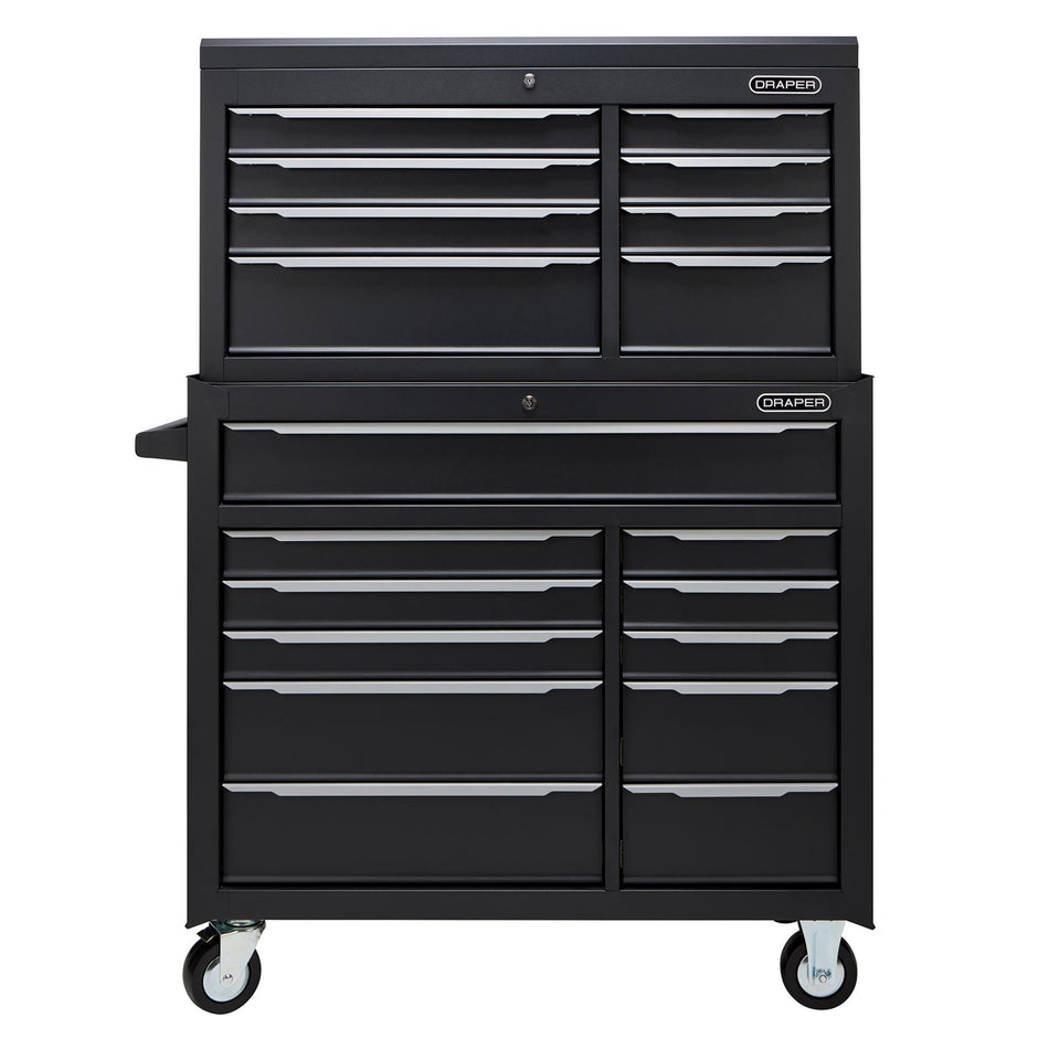 Combined Roller Cabinet and Tool Chest, 19 Drawer, 42"