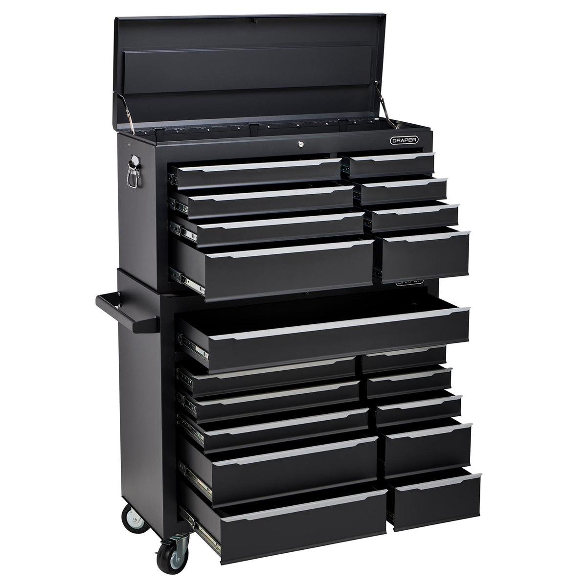 Combined Roller Cabinet and Tool Chest, 19 Drawer, 42"