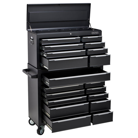 Combined Roller Cabinet and Tool Chest, 19 Drawer, 42"
