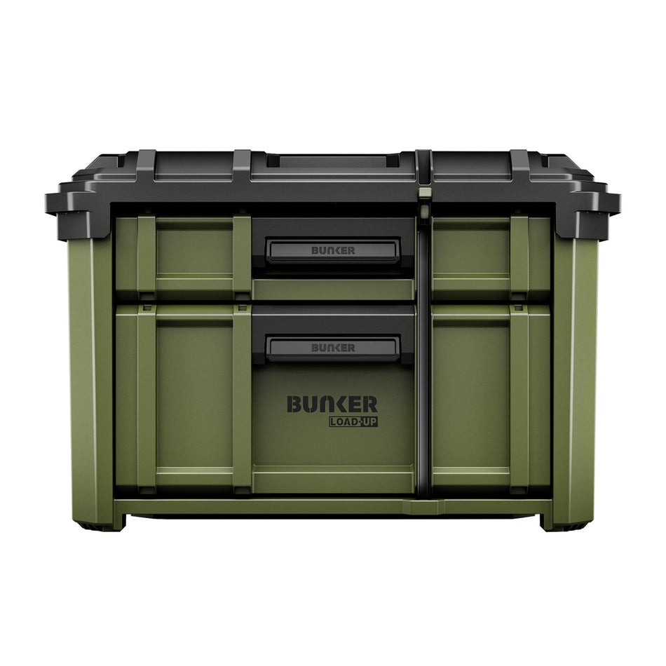 BUNKER Load-Up Stacking 2 Drawer Tool Box, 570mm