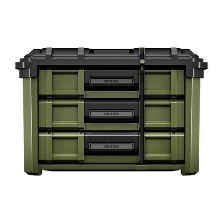 BUNKER Load-Up Stacking 3 Drawer Tool Box, 570mm