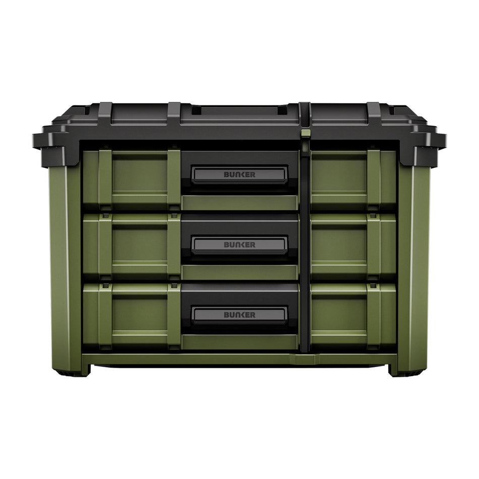 BUNKER Load-Up Stacking 3 Drawer Tool Box, 570mm