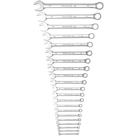 BUNKER Open End Spanner Set in EVA Foam Inlay (21 Piece) : Model No. DELTACH-561005