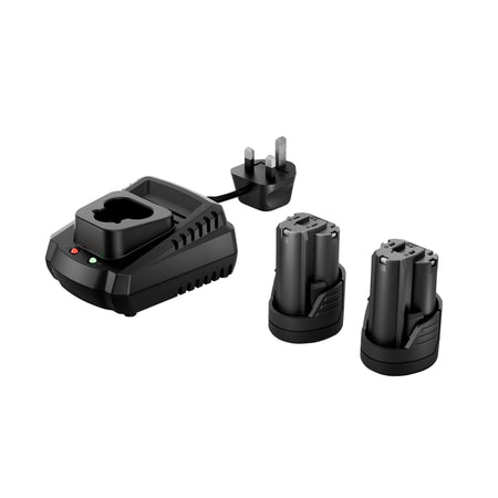 DXPULSE 12V Brushless Ratchet Wrench Kit, 1/2" Sq. Dr., 2 x 2.0Ah Batteries, 1 x Charger