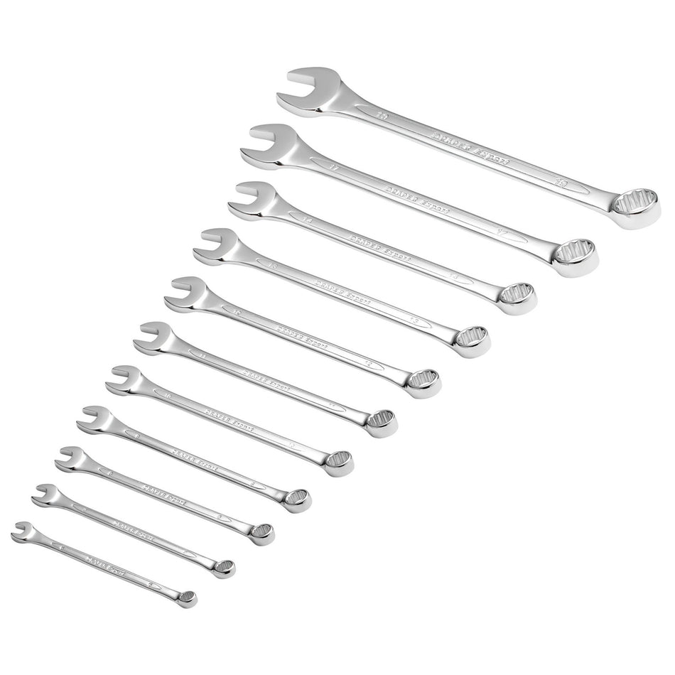 DRAPER 11 Piece Metric Combination Spanner Set: Model No.8220/11/MM