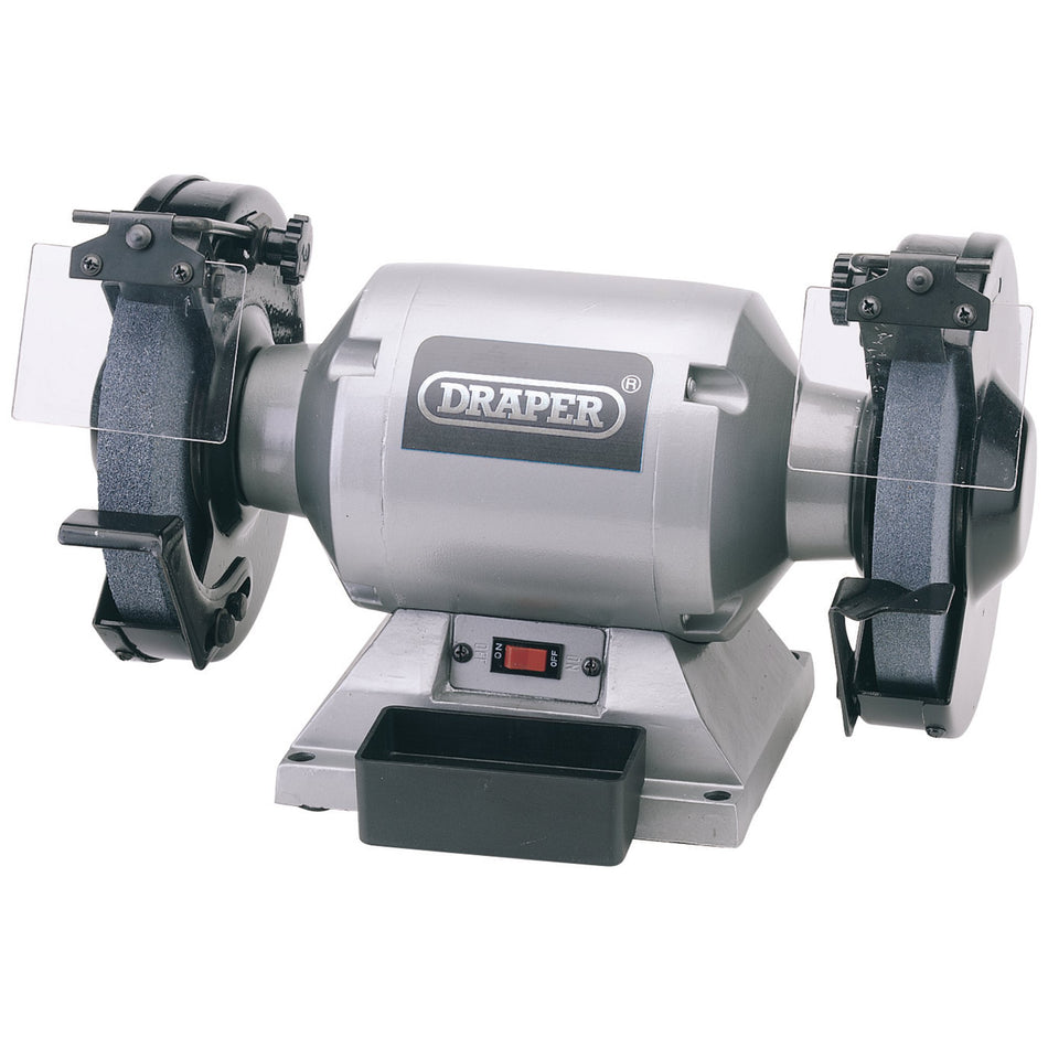 DRAPER 230V 200mm Heavy Duty Bench Grinder: Model No.GHD200