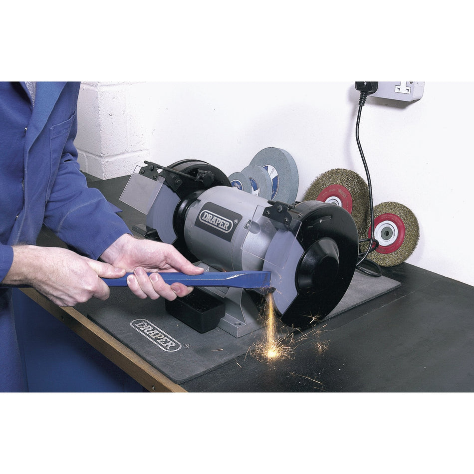 DRAPER 230V 200mm Heavy Duty Bench Grinder: Model No.GHD200