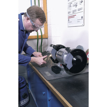 DRAPER 230V 200mm Heavy Duty Bench Grinder: Model No.GHD200