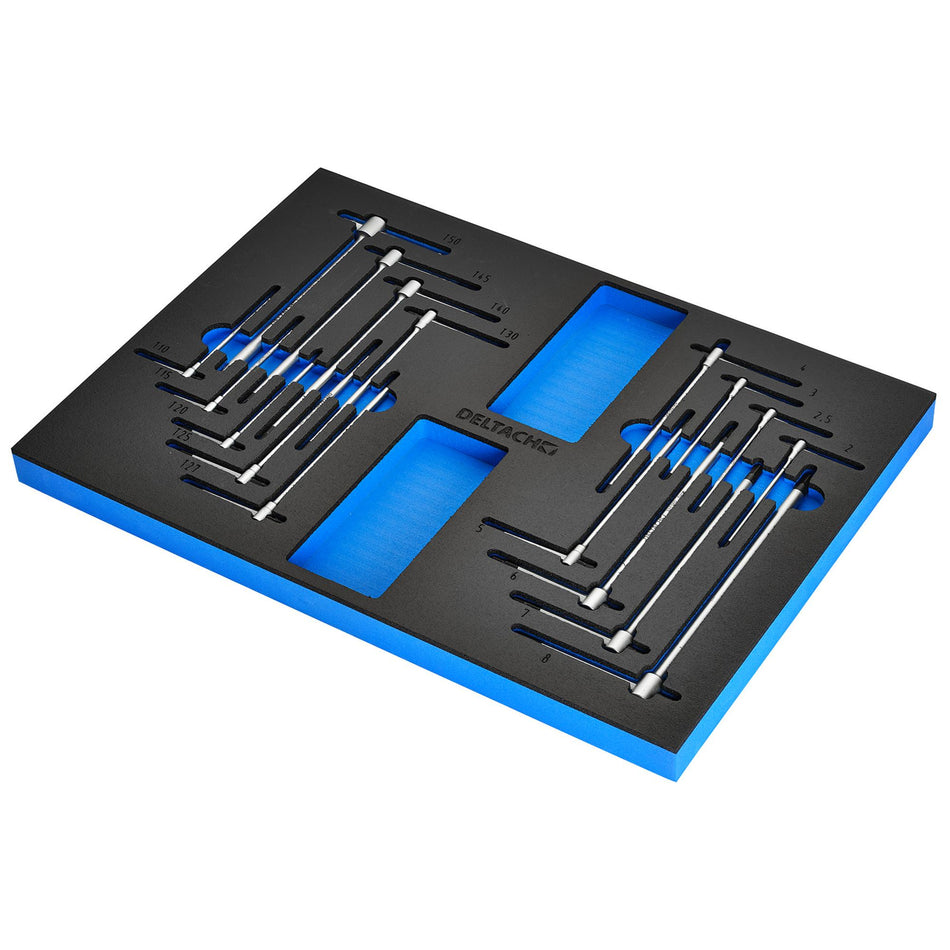 BUNKER Torx and Hex T-Key Set in EVA Foam Inlay (17 Piece) : Model No. DELTACH-561008