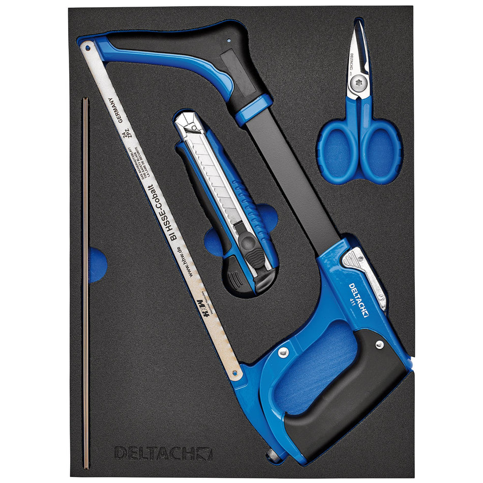 BUNKER Saw and Cutting Set in EVA Foam Inlay (11 Piece) : Model No. DELTACH-561022