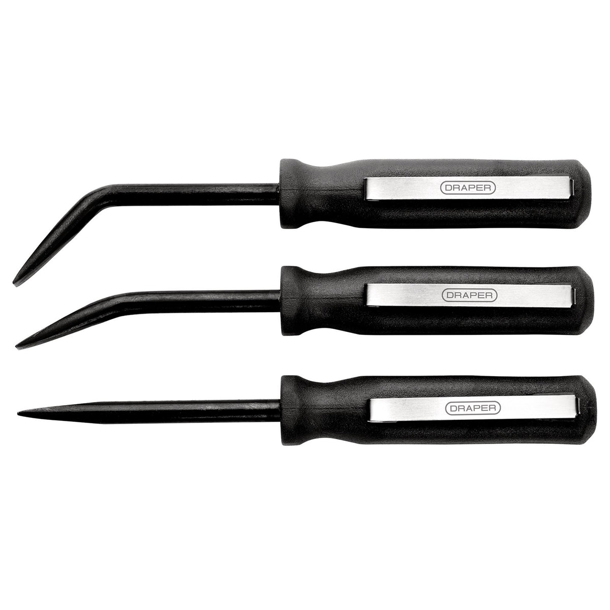 Mini Pry Bar Set, 125mm, Black (3 Piece) : Model No. MPBS3