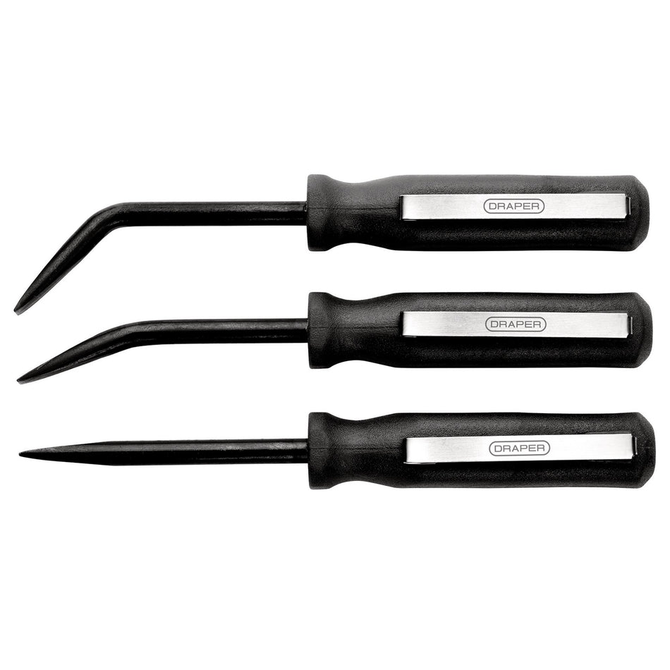 Mini Pry Bar Set, 125mm, Black (3 Piece) : Model No. MPBS3