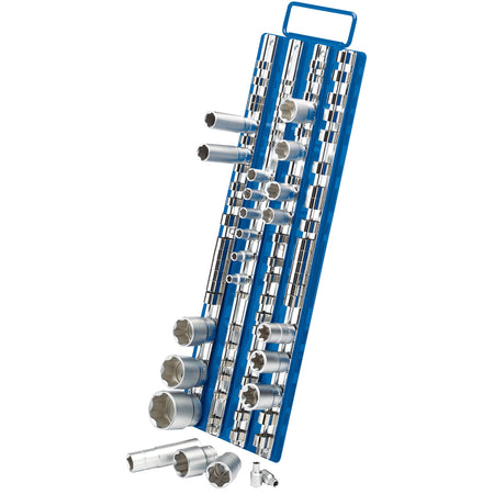 DRAPER 1/4", 3/8", 1/2" Sq. Dr. Socket Retaining Bar Carrier: Model No. ST80B