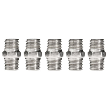Double Union, 1/4" BSP (Pack of 5)