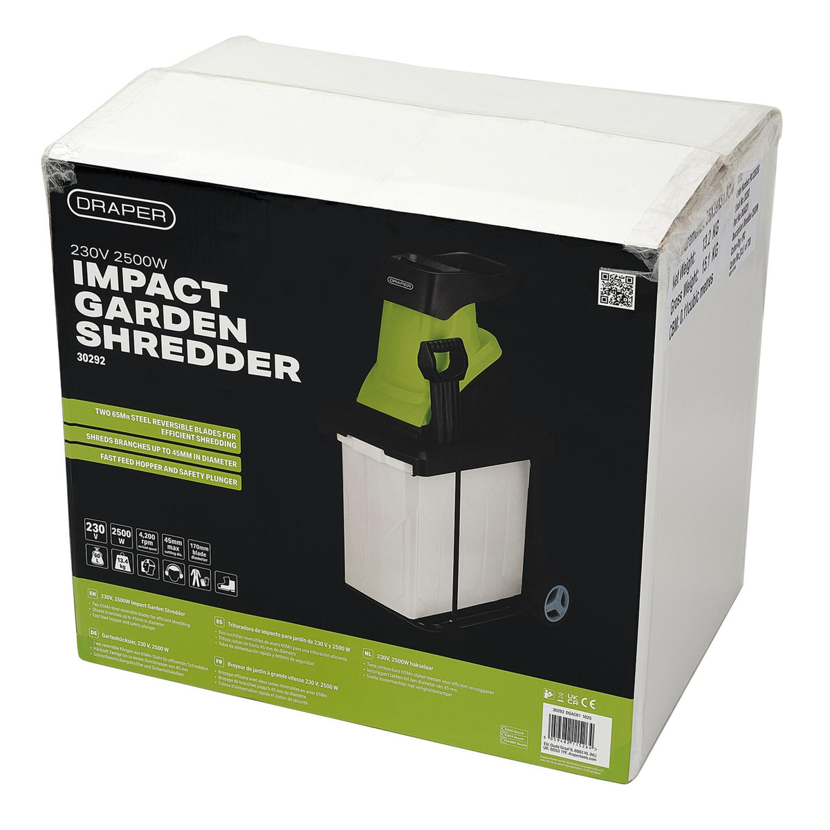 230V Impact Garden Shredder, 2500W