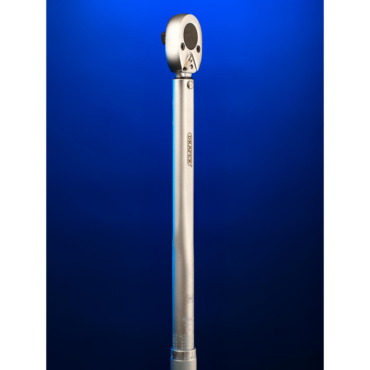 DRAPER 1/2in. Square Drive 30 - 210Nm or 22.1-154.9lb-ft Ratchet Torque Wrench: Model No.3001A