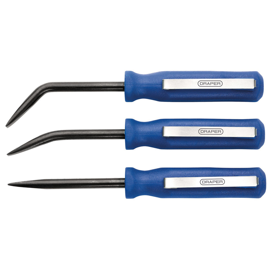 Mini Pry Bar Set, 125mm, Blue (3 Piece) : Model No. MPBS3 BLUE