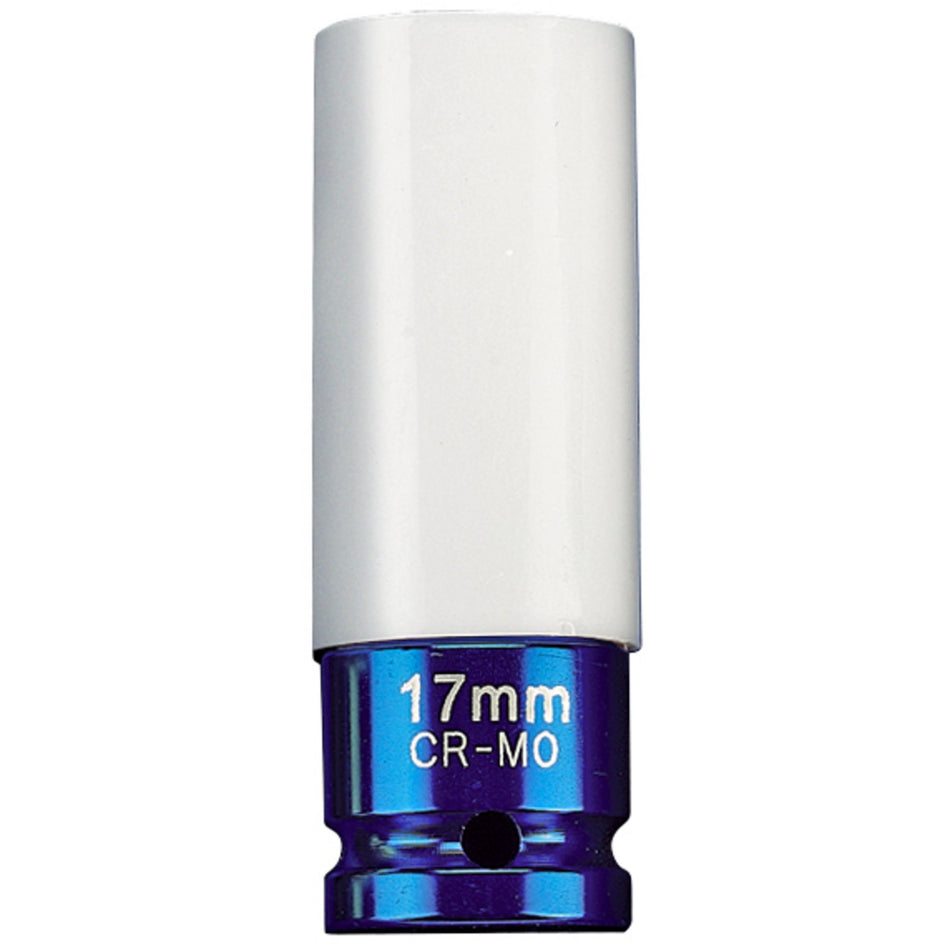 DRAPER Expert 17mm 1/2in. Sq. Dr. HI-TORQ ; Wheel Nut Socket for Alloy Wheels: Model No.AWNS/17MM
