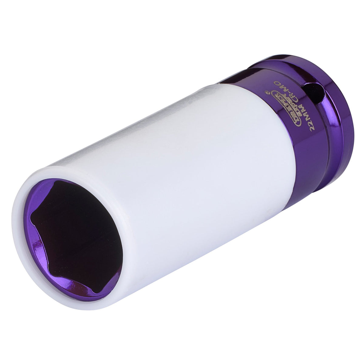 DRAPER Expert 22mm 1/2in. Sq. Dr. HI-TORQ ; Wheel Nut Socket for Alloy Wheels: Model No.AWNS/22MM