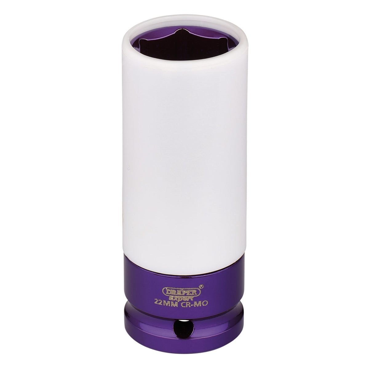 DRAPER Expert 22mm 1/2in. Sq. Dr. HI-TORQ ; Wheel Nut Socket for Alloy Wheels: Model No.AWNS/22MM