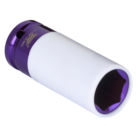 DRAPER Expert 22mm 1/2in. Sq. Dr. HI-TORQ ; Wheel Nut Socket for Alloy Wheels: Model No.AWNS/22MM