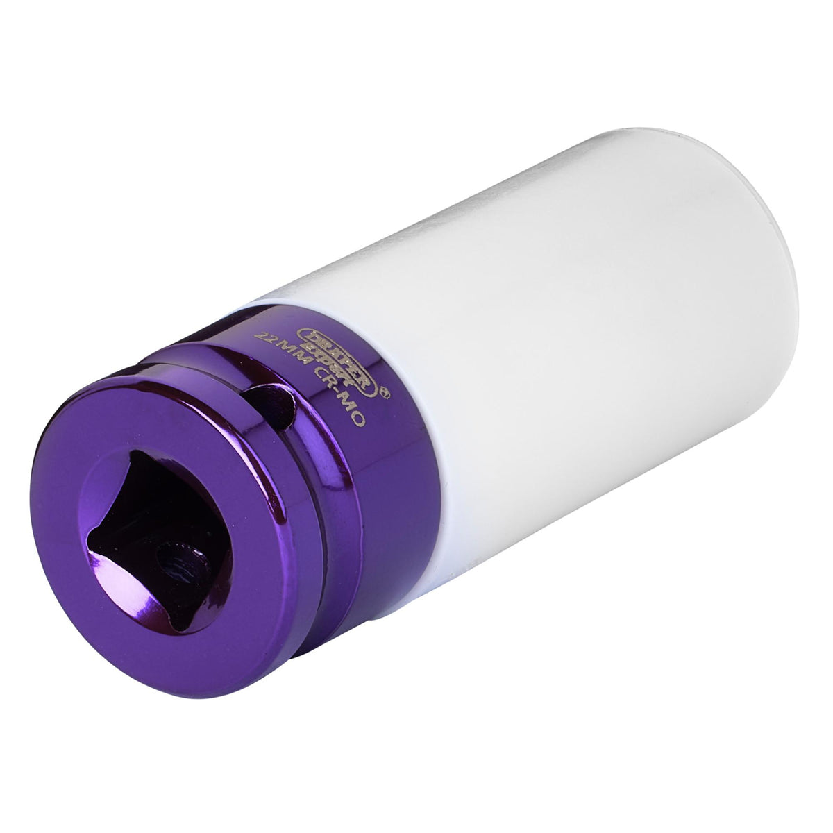 DRAPER Expert 22mm 1/2in. Sq. Dr. HI-TORQ ; Wheel Nut Socket for Alloy Wheels: Model No.AWNS/22MM
