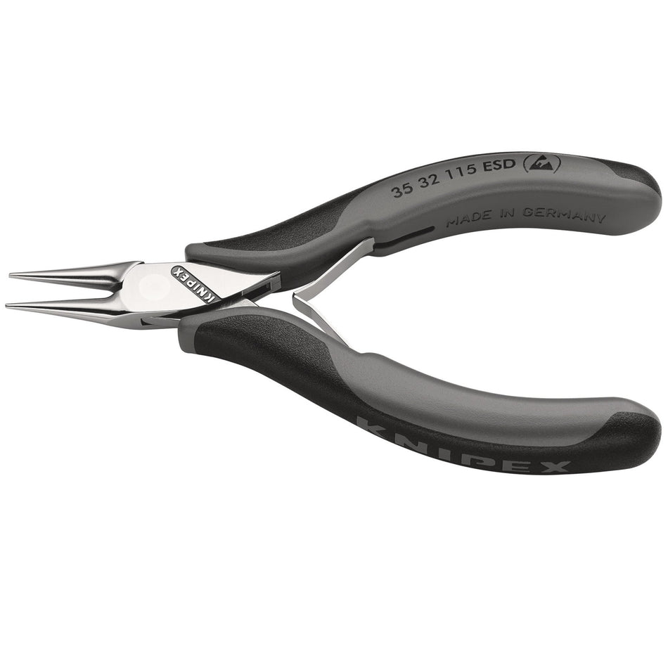 Knipex 115mm Round Jaw Antistatic Pliers: Model No. 35 32 115 ESD