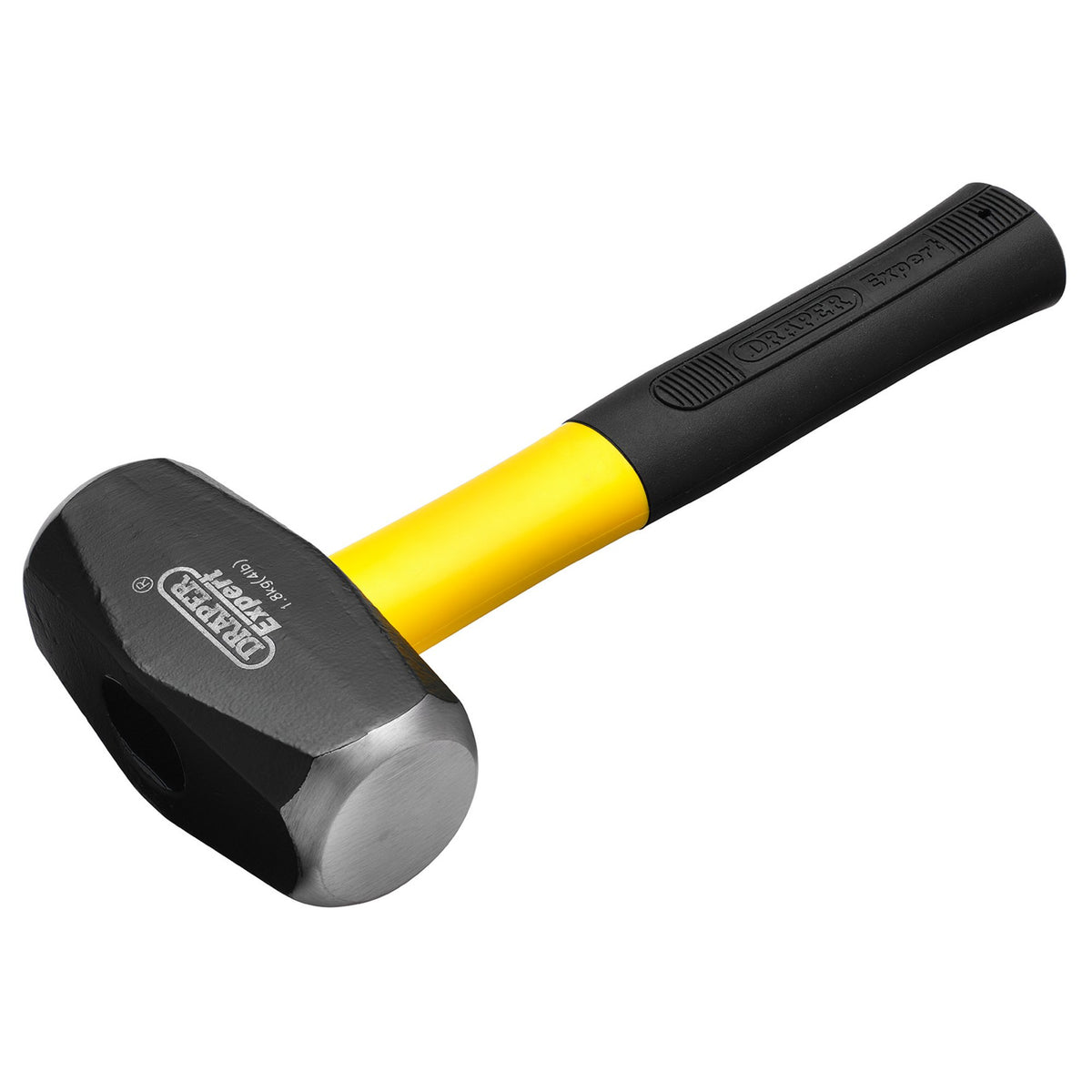 DRAPER Expert 1.8kg (4lb) Fibreglass Shaft Club Hammer: Model No.FG3A/L