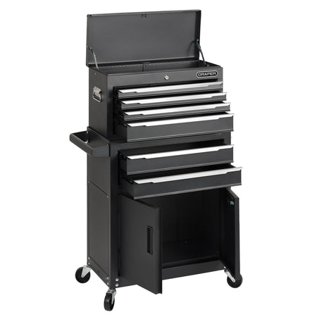 Combined Roller Cabinet and Tool Chest, 6 Drawer, 24"