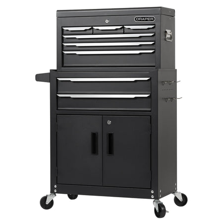 Combined Roller Cabinet and Tool Chest, 8 Drawer, 24"