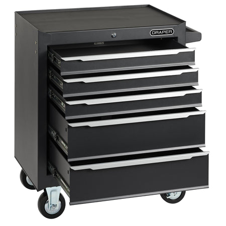 Roller Tool Cabinet, 5 Drawer, 26"