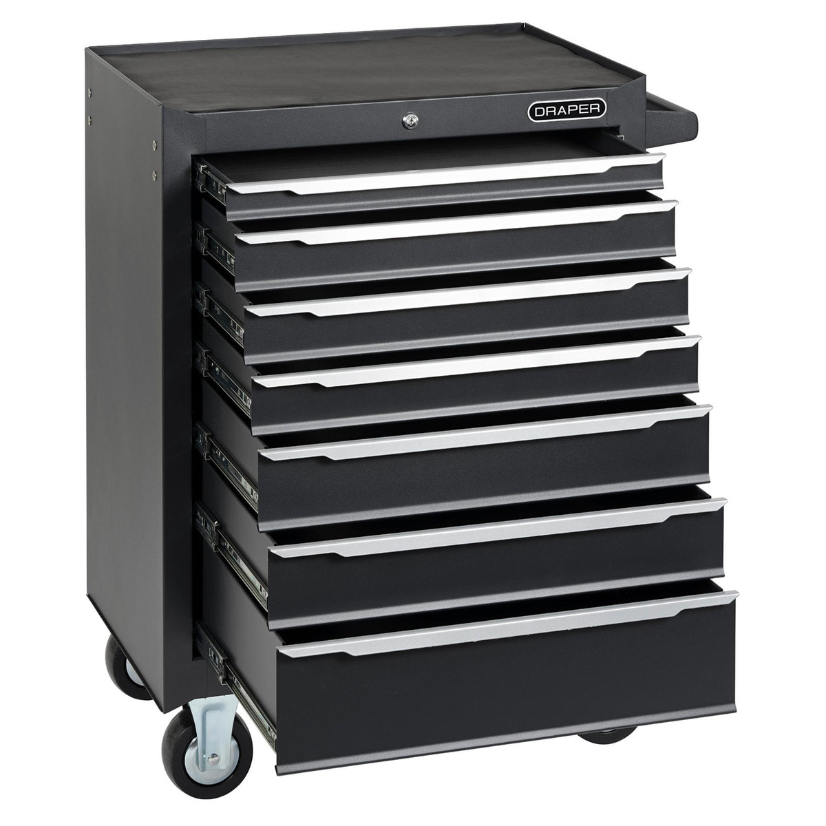 Roller Tool Cabinet, 7 Drawer, 26"