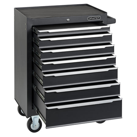 Roller Tool Cabinet, 7 Drawer, 26"