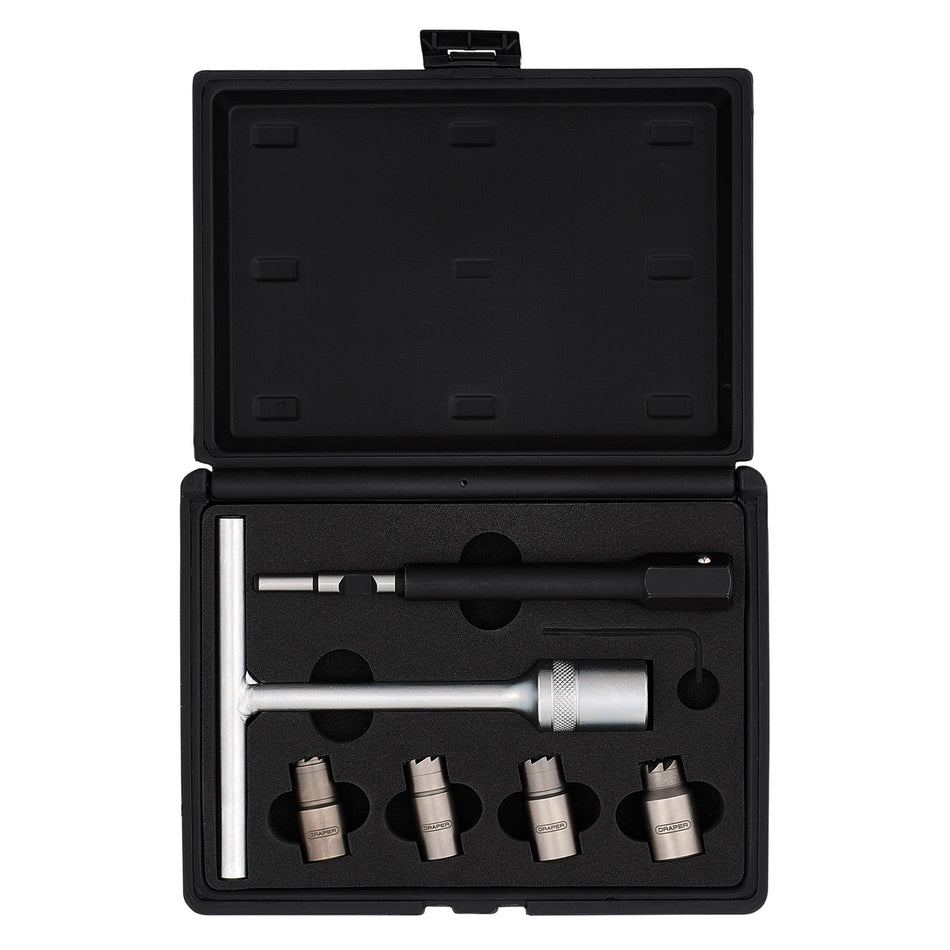 DRAPER Expert 6 Piece Diesel Injector Seat Cutter Set: Model No.DISC6