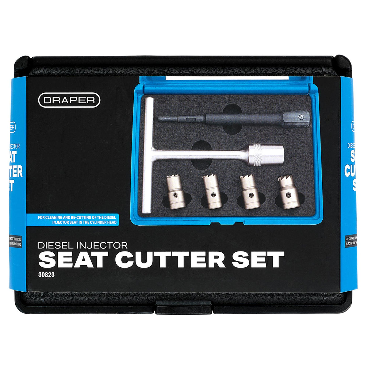 DRAPER Expert 6 Piece Diesel Injector Seat Cutter Set: Model No.DISC6