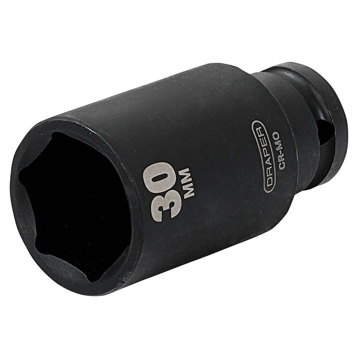 DRAPER Expert 30mm 1/2in. Square Drive Deep Impact Socket: Model No.410D-MM