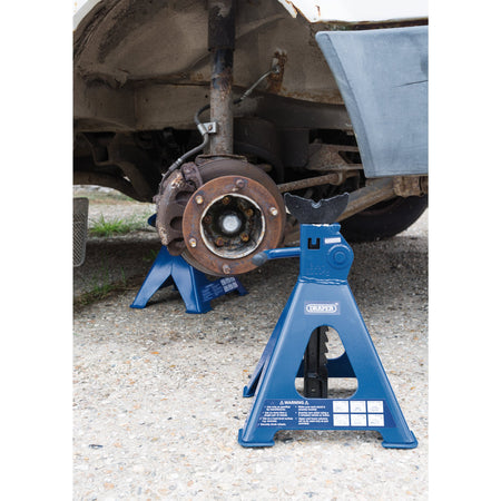 DRAPER 6 tonne Ratcheting Axle Stands (Pair): Model No.AS6000R