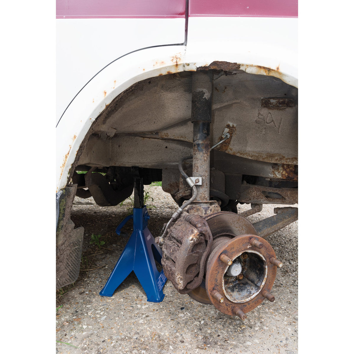 DRAPER 6 tonne Ratcheting Axle Stands (Pair): Model No.AS6000R
