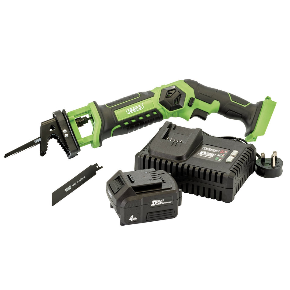 D20 20V Pruning Saw, 1 x 4.0Ah Battery, 1 x Fast Charger : Model No. PTKD20GPS/41