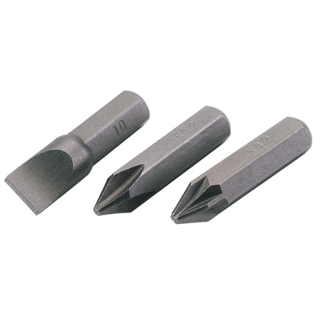 DRAPER 10mm Plain Slot Impact Screwdriver Bit: Model No.2800M/PL