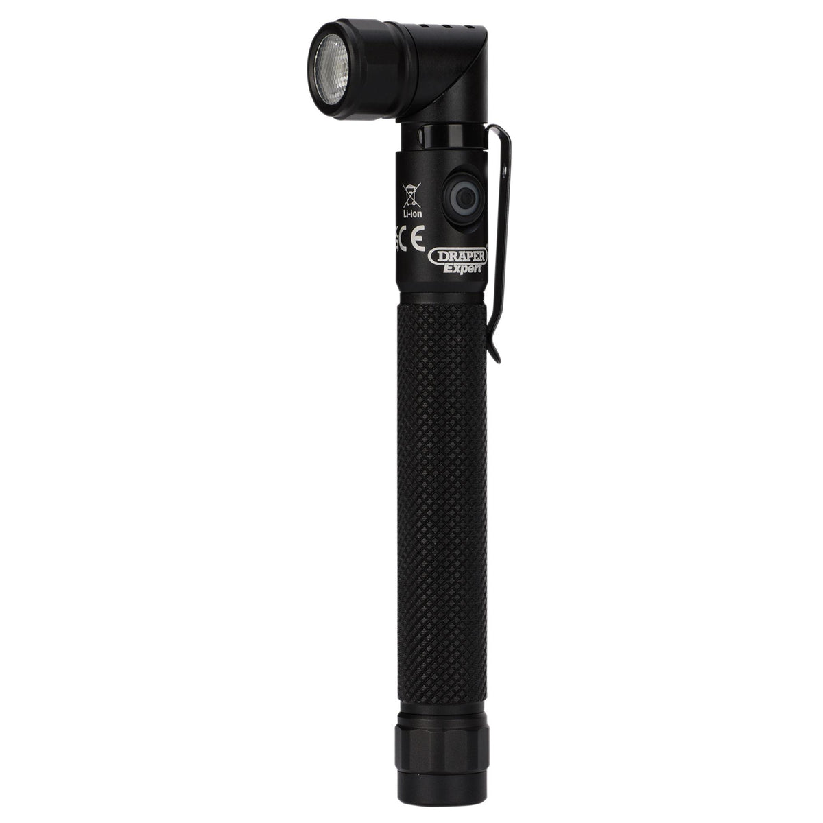 Draper Expert SMD LED USB Rechargeable 90 Adjustable Head Torch, 3.5W, 350 Lumens, USB-C Cable Supplied : Model No. RFL350