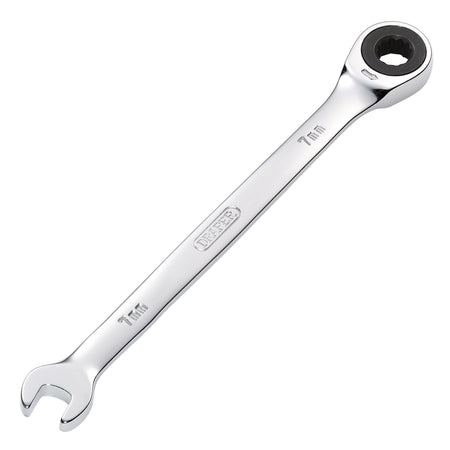 DRAPER Hi-Torq ; 7mm Metric Ratcheting Combination Spanner: Model No.8230MM