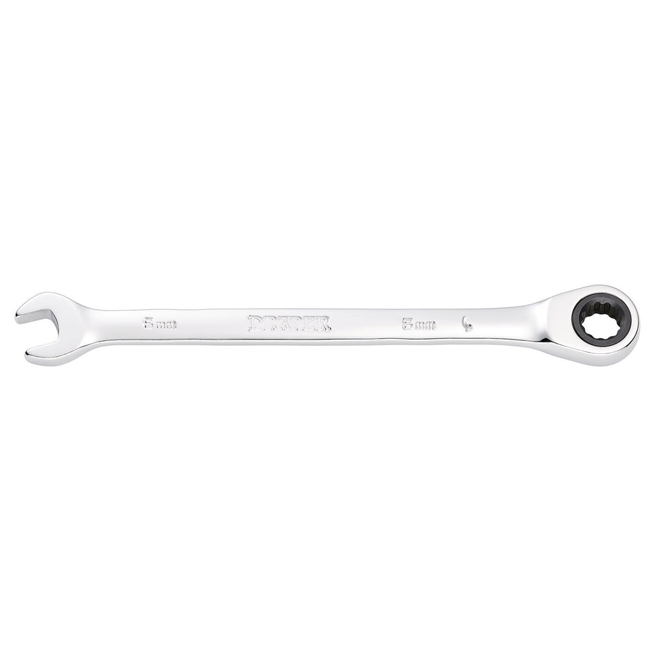 DRAPER Hi-Torq ; 8mm Metric Ratcheting Combination Spanner: Model No.8230MM