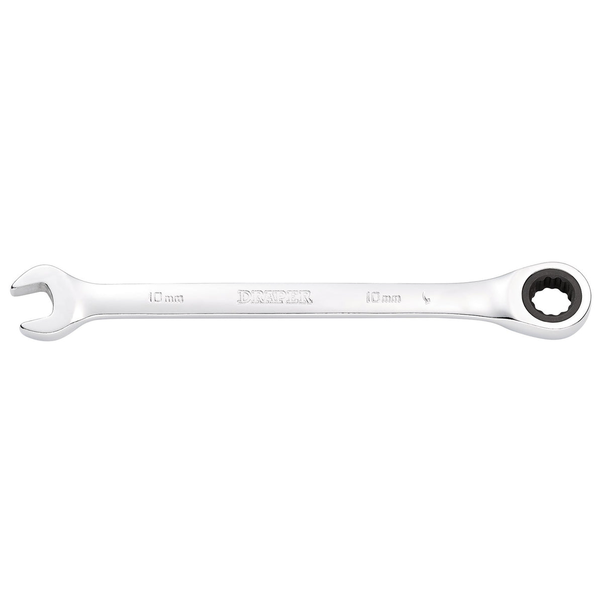 DRAPER Hi-Torq ; 10mm Metric Ratcheting Combination Spanner: Model No.8230MM